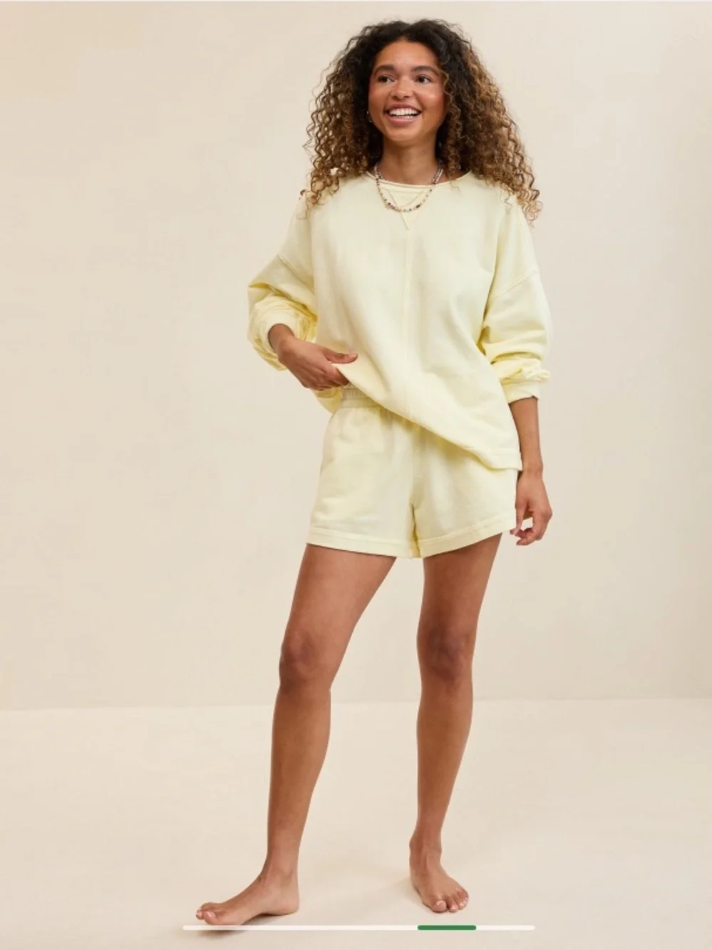 NWT Aerie Vacay Short in Cozy Yellow Sz S - Picture 3 of 13